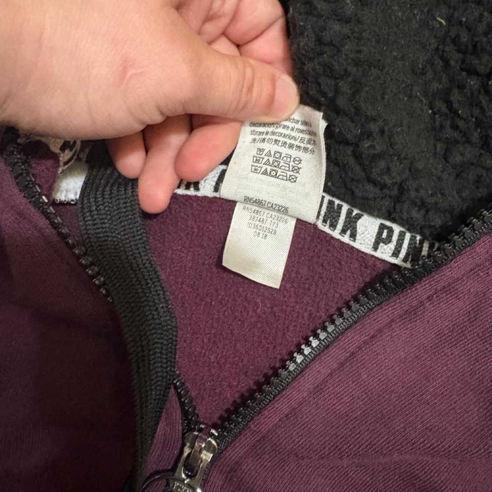 victoria's secret pink zip up jacket - Picture 3 of 4